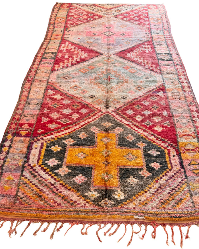 Moroccan Vintage  Rug  “Zephyra" 316 x 172