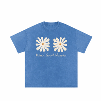 Damn Good Women Oversized Shirt Acid Wash Blue