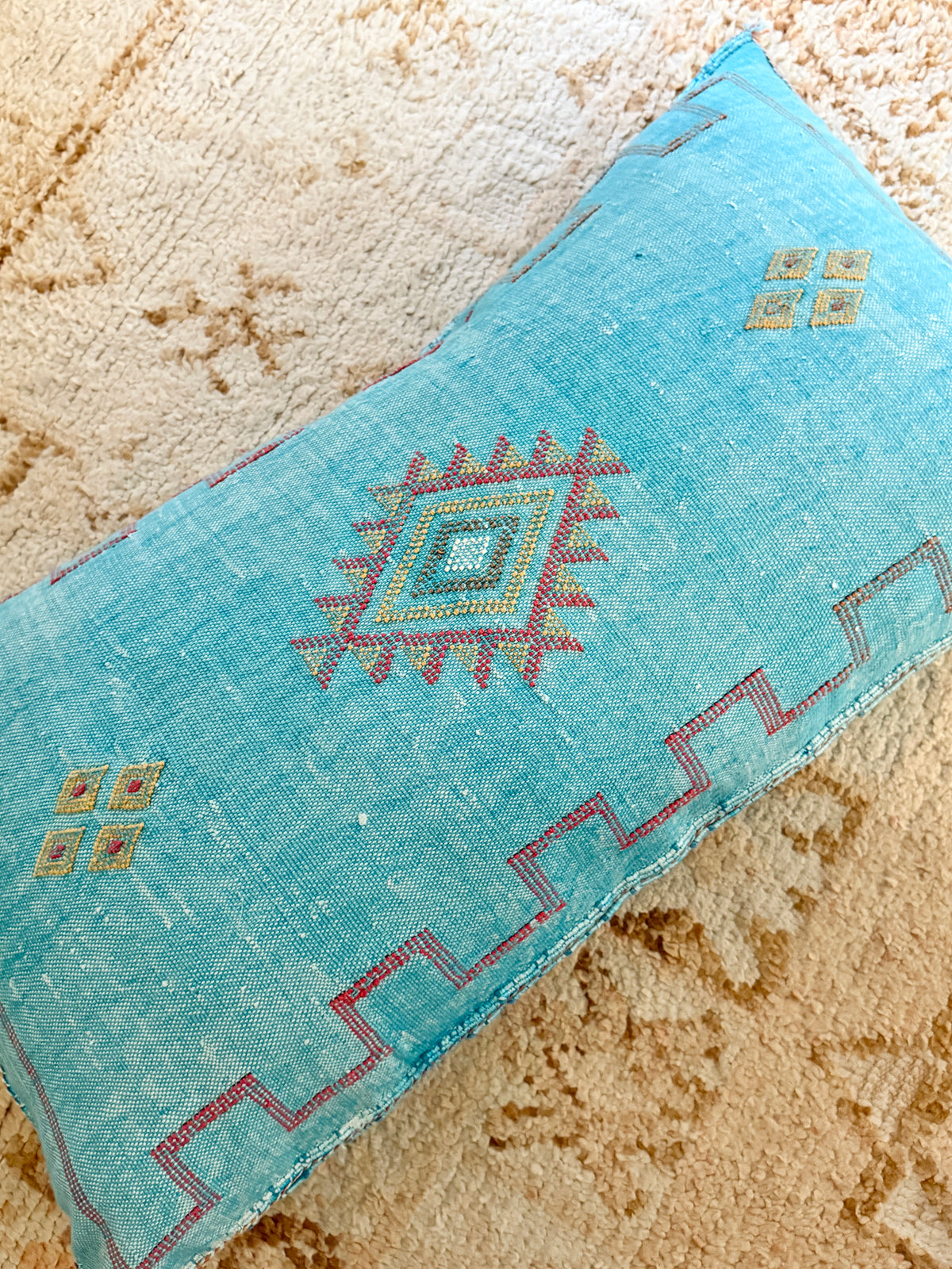 Cactus Silk Large Lumbar Cushion LL35 *Seconds*