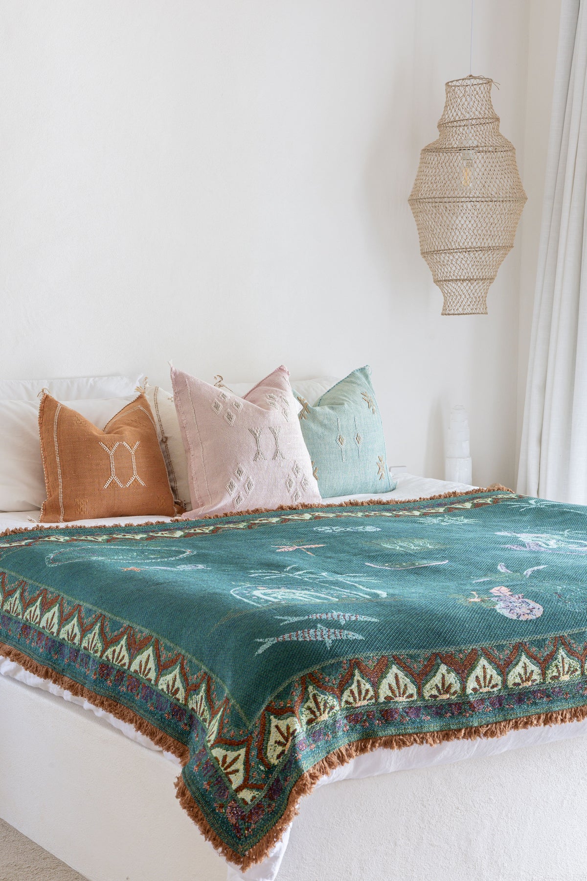 Sue Fantini Throw Sea Song Mermaid