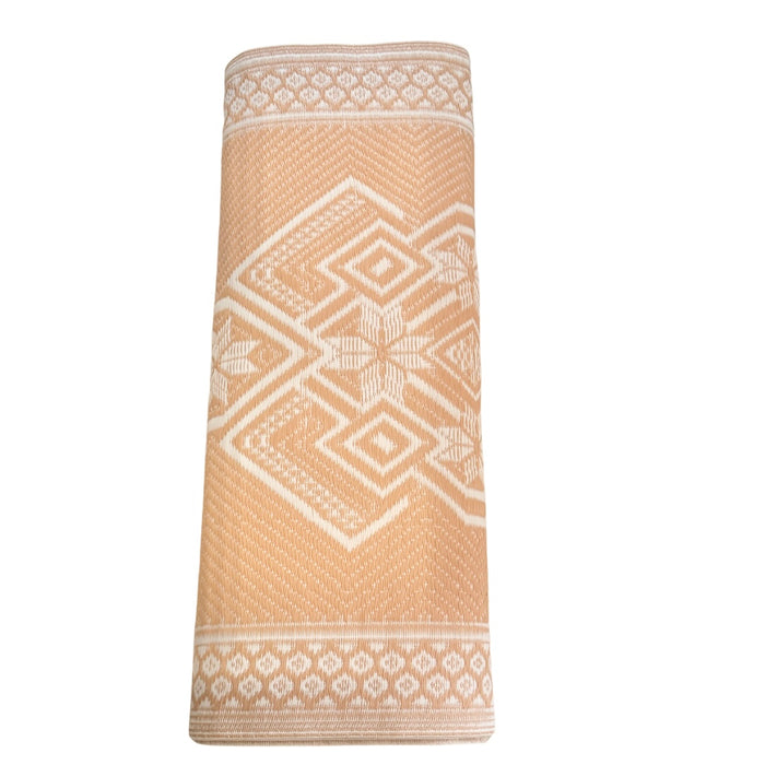 Recycled Outdoor Mat 13 Lorenzo Star ~ Med ~ 1.8 x 2.8