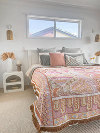 Indigenous Throw Pink Alkira By Taylor - Lee