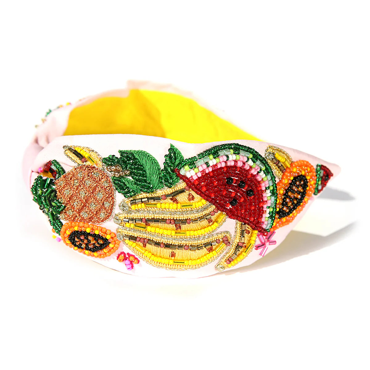 Beaded Headband Pink Fruit Salad