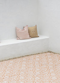 Recycled Outdoor Mat 24 Small Paisley ~ Large - 2.8 X 2.8