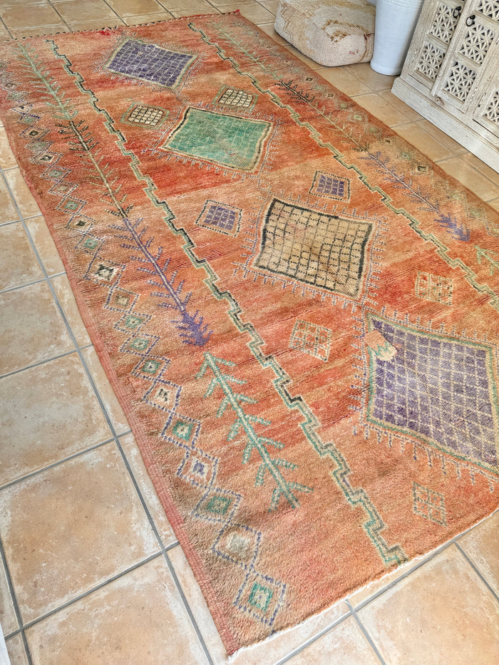 Moroccan Vintage Rug “Luna” 333 x 186