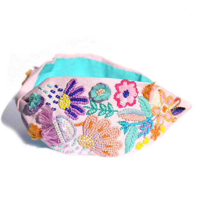 Beaded Headband Candy Blossom