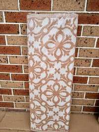 Recycled Outdoor Mat 3 Moroccan Tile ~ Large 2.8 x 2.8