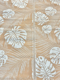 Recycled Outdoor Mat 14 Palm Fern ~ Large - 2.8 x 2.8m