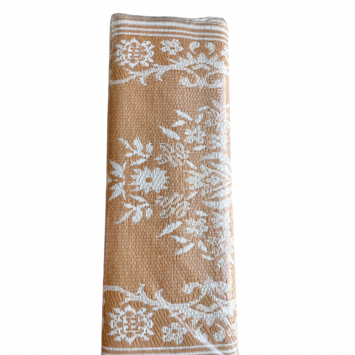 Recycled Outdoor Mat 12 Vintage Lace ~ Small 1.8 x 1.8