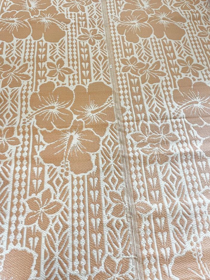 Recycled Outdoor Mat 2 Hibiscus ~ Med - 1.8 x 2.8