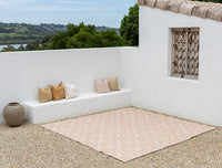 Recycled Outdoor Mat 24 Small Paisley ~ Large - 2.8 X 2.8