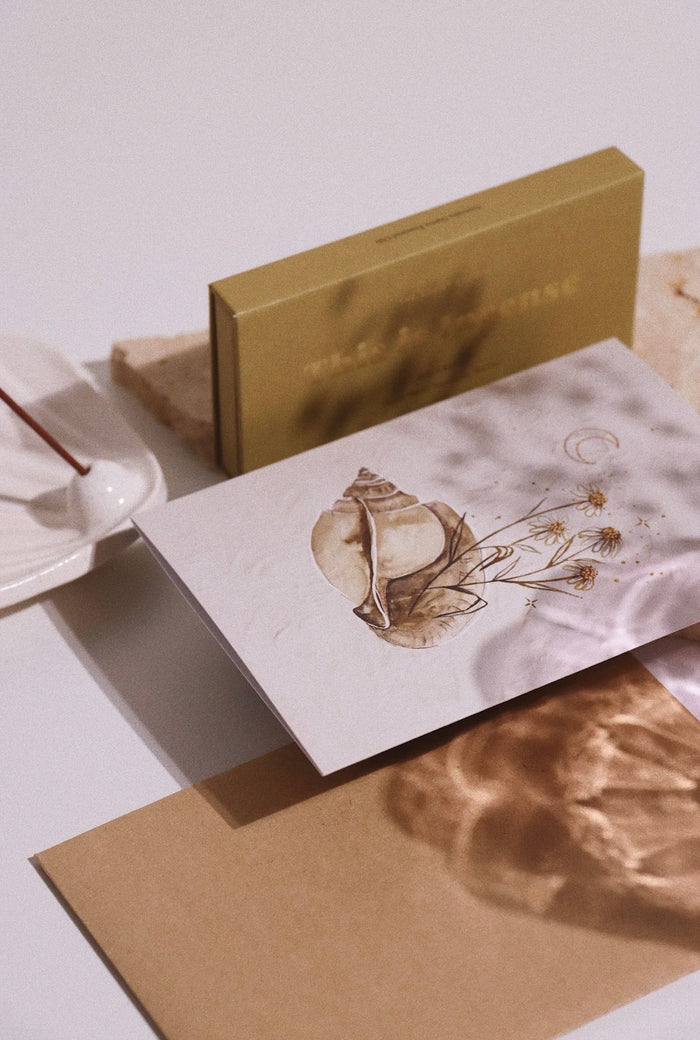 Card - Seashells and Stars