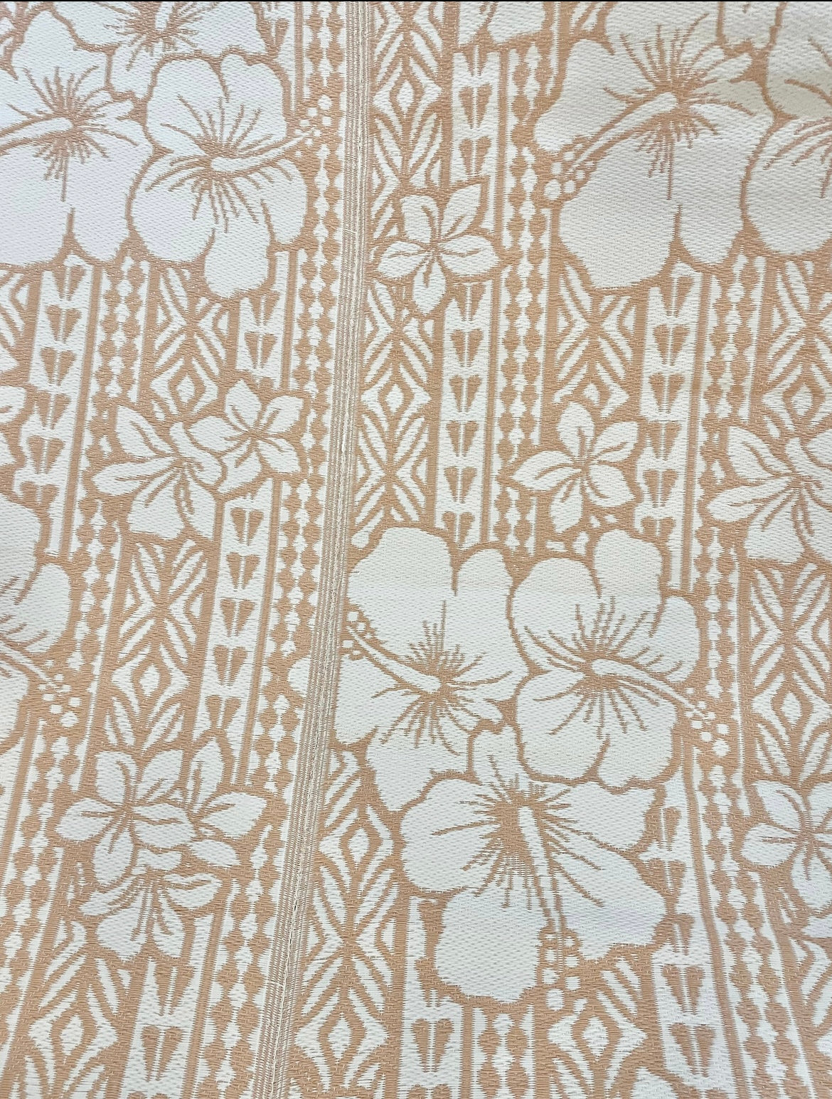 Recycled Outdoor Mat  20 Hibiscus ~ xLarge 4.5 x 3