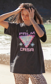 Dove Eye Oversized Shirt Acid Black