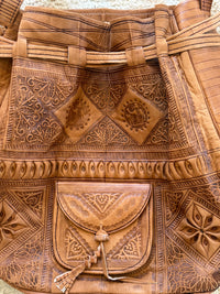 Moroccan Leather Handbag Tan