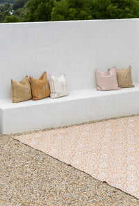 Recycled Outdoor Mat 24 Small Paisley ~ Large - 2.8 X 2.8