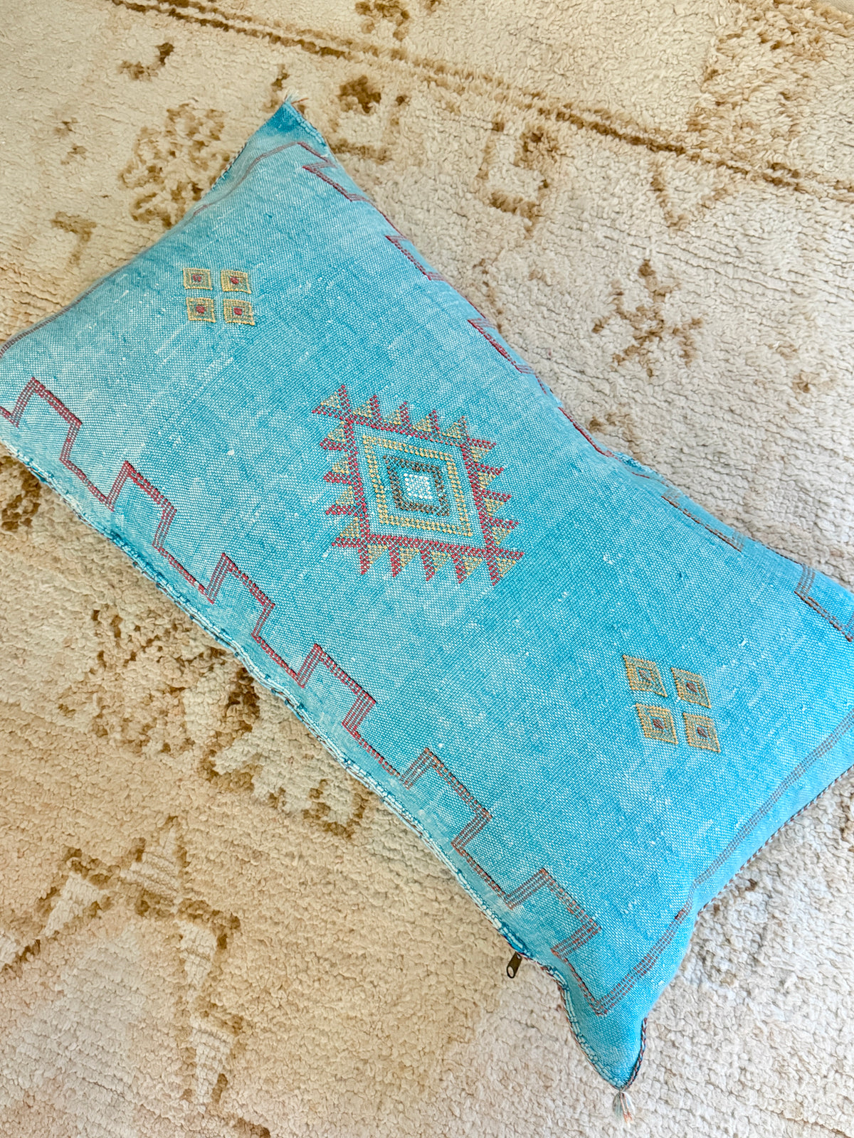 Cactus Silk Large Lumbar Cushion LL35 *Seconds*