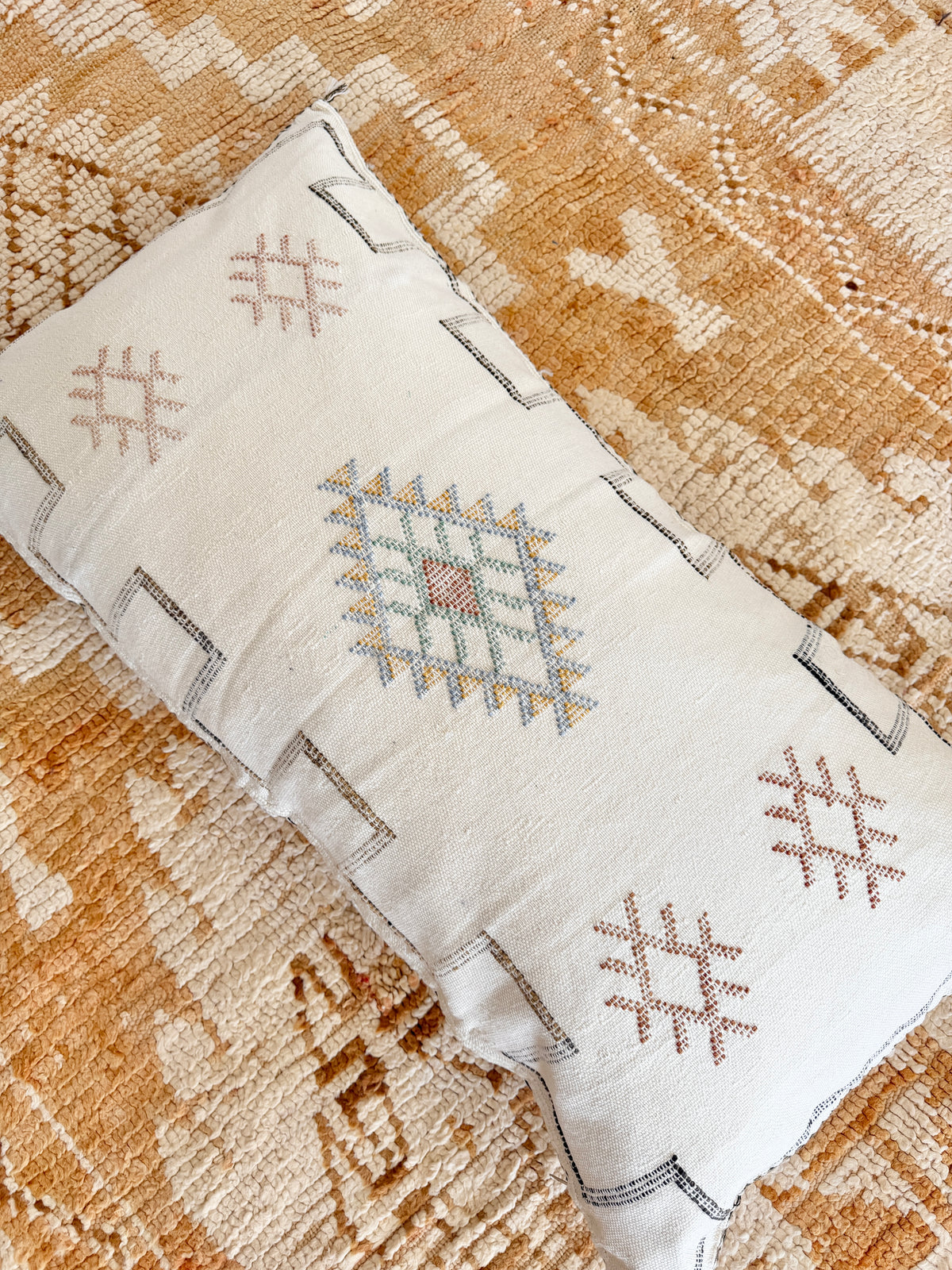 Cactus Silk Large Lumbar Cushion LL13