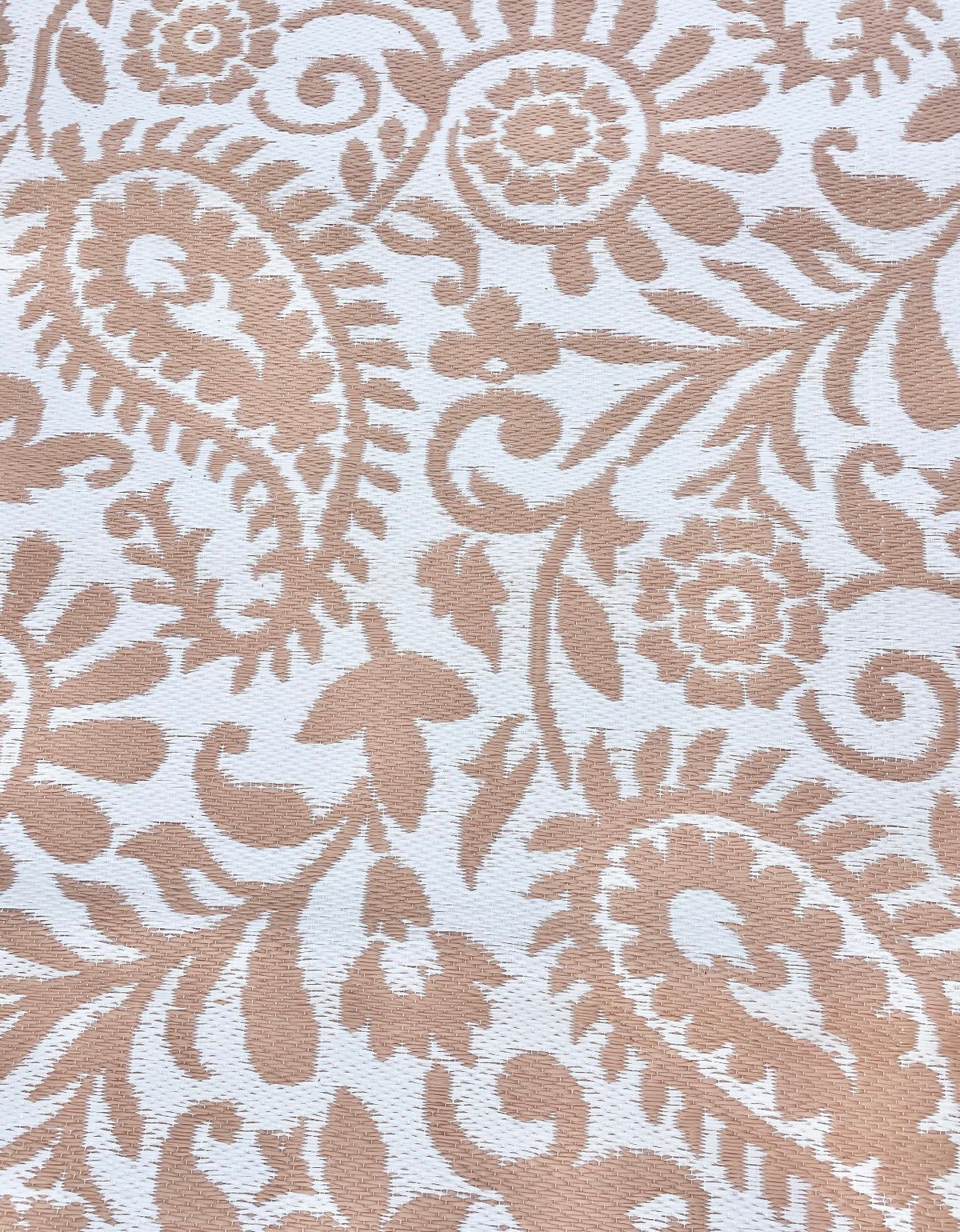 Recycled Outdoor Mat 11 Paisley ~ Large - 2.8 x 2.8 m