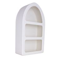 Santorini Niche 3 Shelf Arch Shadow Box Display Shelf