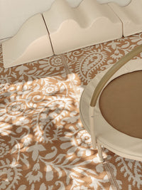 Recycled Outdoor Mat 11 Paisley ~ Large - 2.8 x 2.8 m