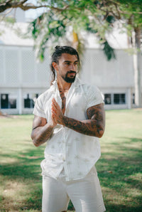 Men’s Shirt Beige Coco Palm