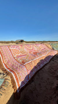 Indigenous Throw Pink Alkira By Taylor - Lee
