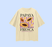 Papaya Oversized Shirt Buttermilk