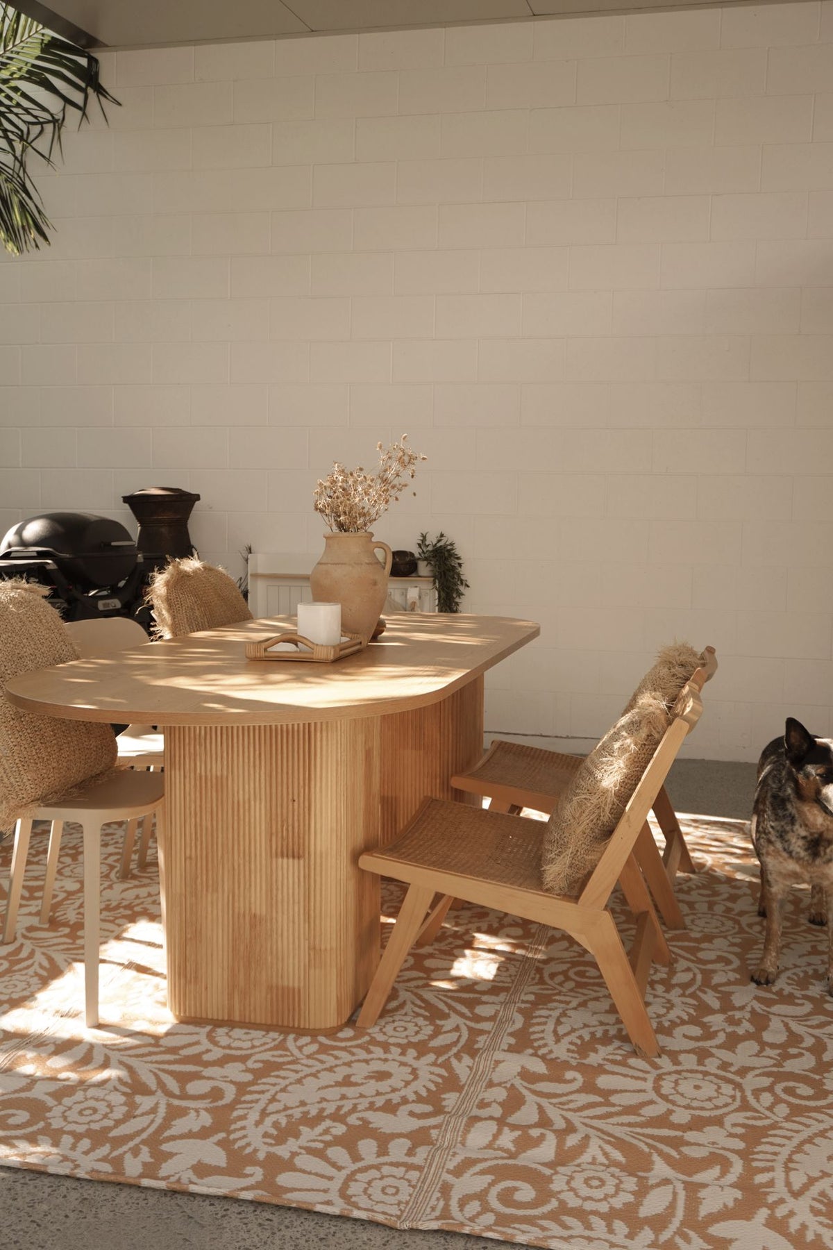 Recycled Outdoor Mat 11 Paisley ~ Large - 2.8 x 2.8 m