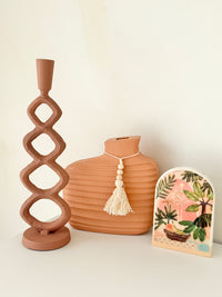 Sofia Candle Holder Terracotta