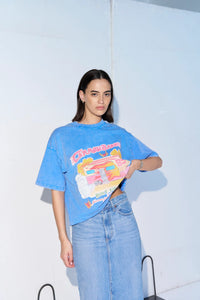 CARAVAN BADDIE Oversized Shirt Blue