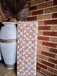 Recycled Outdoor Mat 3 Moroccan Tile ~ Large 2.8 x 2.8