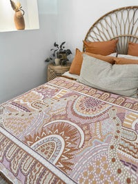 Indigenous Throw Pink Alkira By Taylor - Lee