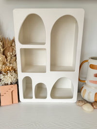Santorini Niche 6 Shelf Shadow Box Display Shelf