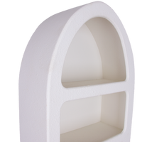 Santorini Niche 3 Shelf Arch Shadow Box Display Shelf