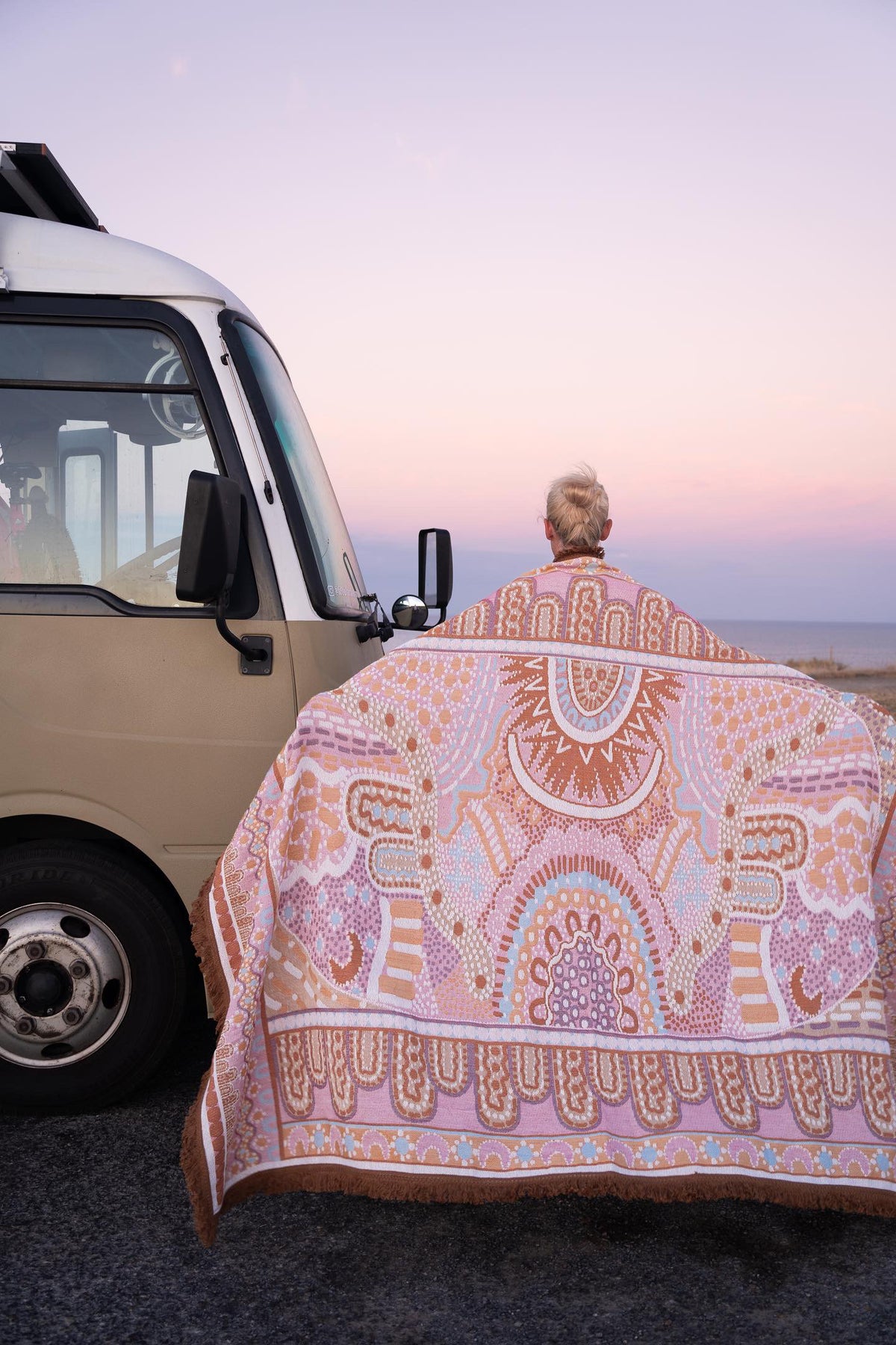 Indigenous Throw Pink Alkira By Taylor - Lee