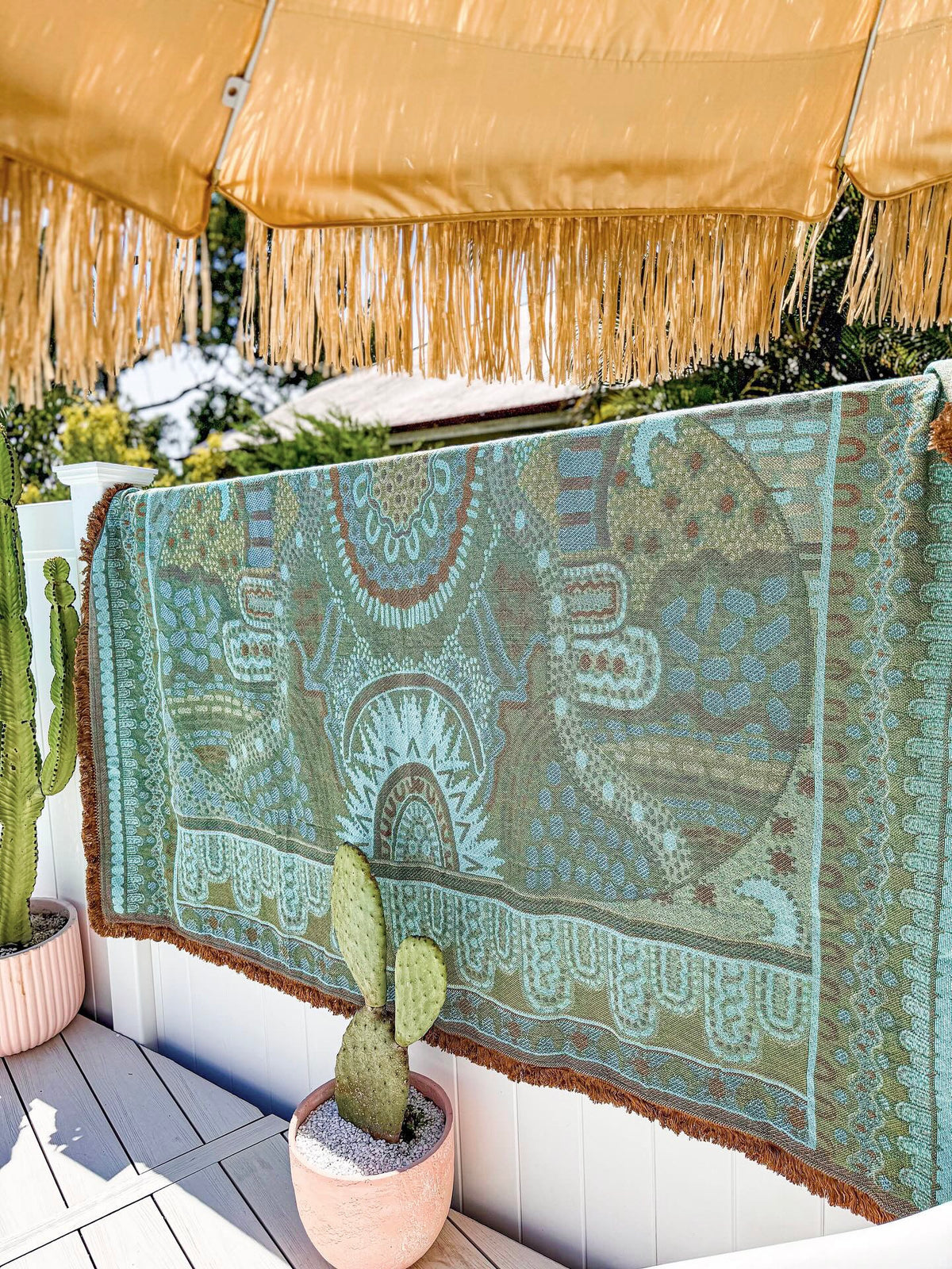 Indigenous Throw Pink Alkira By Taylor - Lee