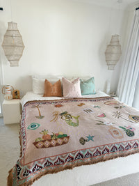 Sue Fantini Throw Sea Song Mermaid