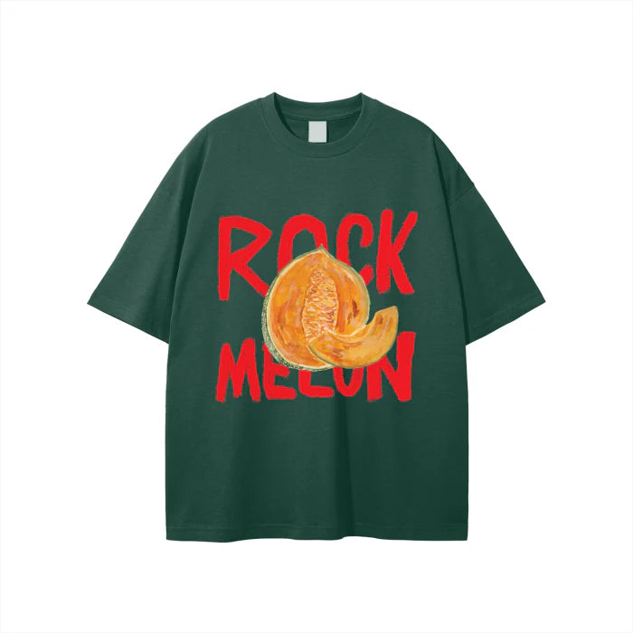 Rock Melon Oversized Shirt Forest Green