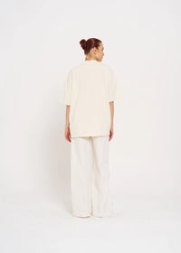 ATHENS Oversized Shirt Ivory
