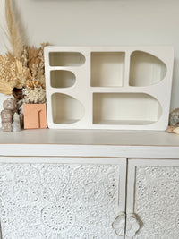 Santorini Niche 6 Shelf Shadow Box Display Shelf