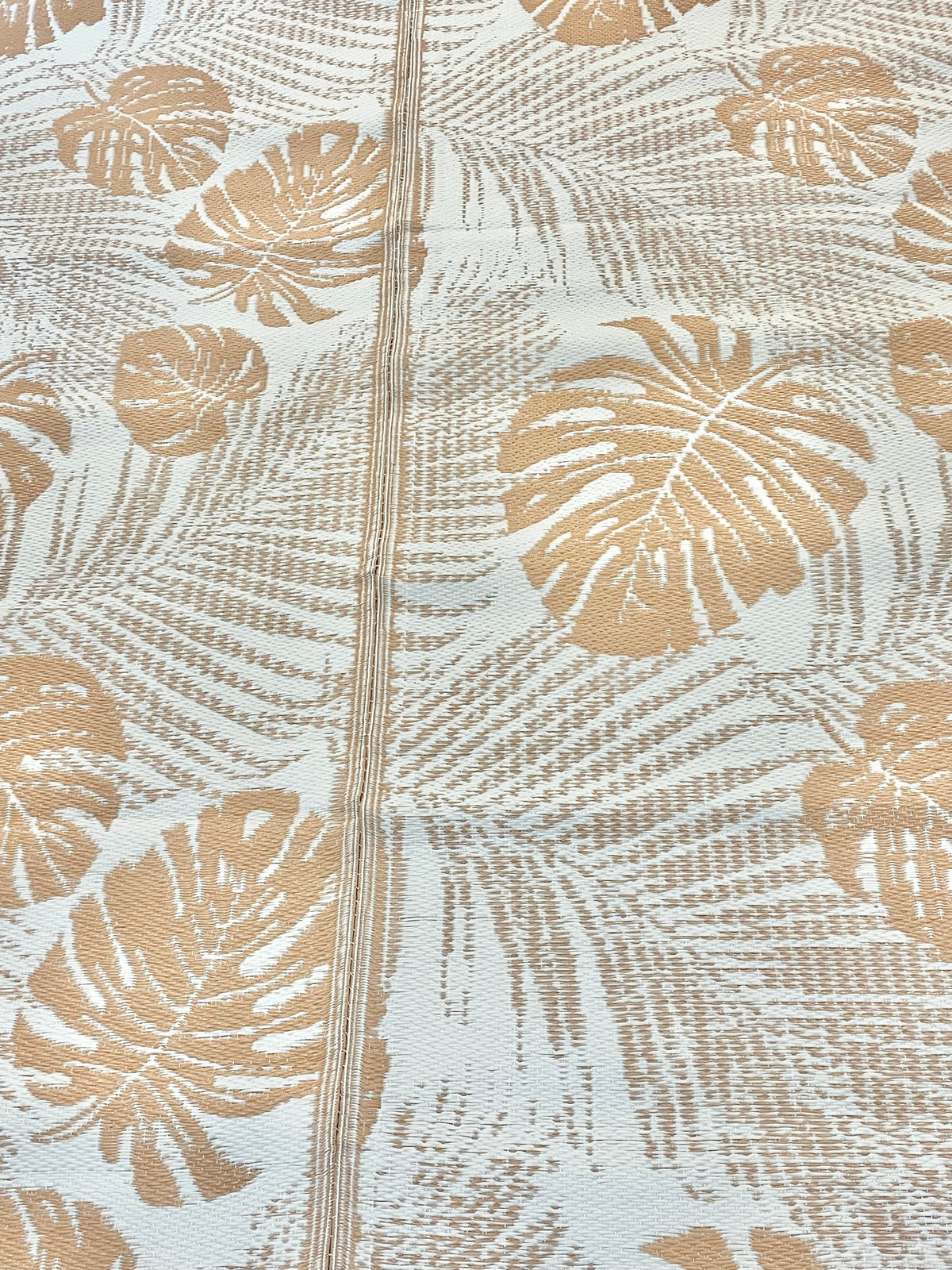 Recycled Outdoor Mat 14 Palm Fern ~ Large - 2.8 x 2.8m