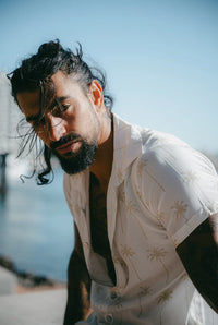 Men’s Shirt Beige Coco Palm