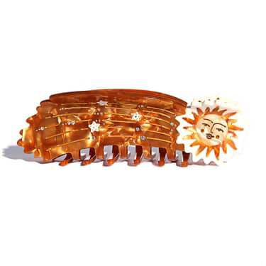 Hair Clip Claw Gold Shooting Star