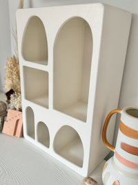 Santorini Niche 6 Shelf Shadow Box Display Shelf