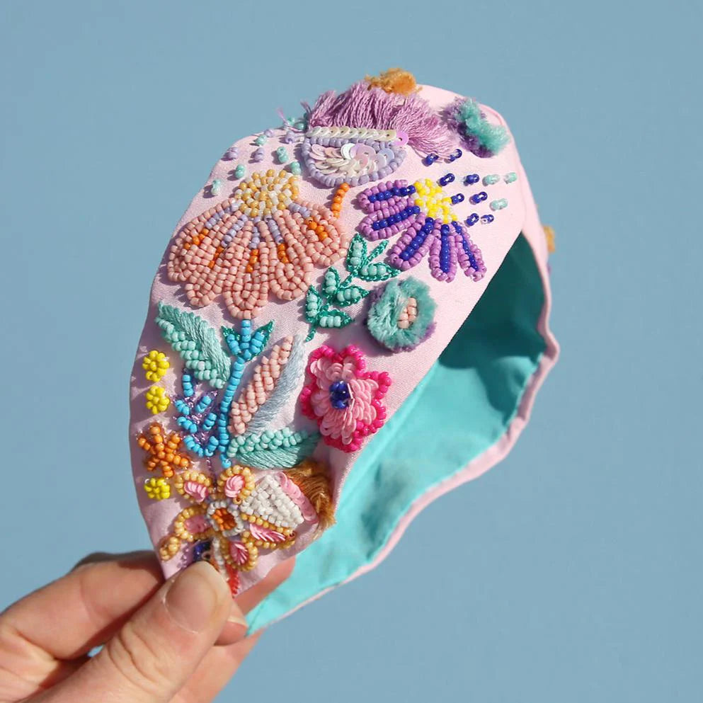 Beaded Headband Candy Blossom