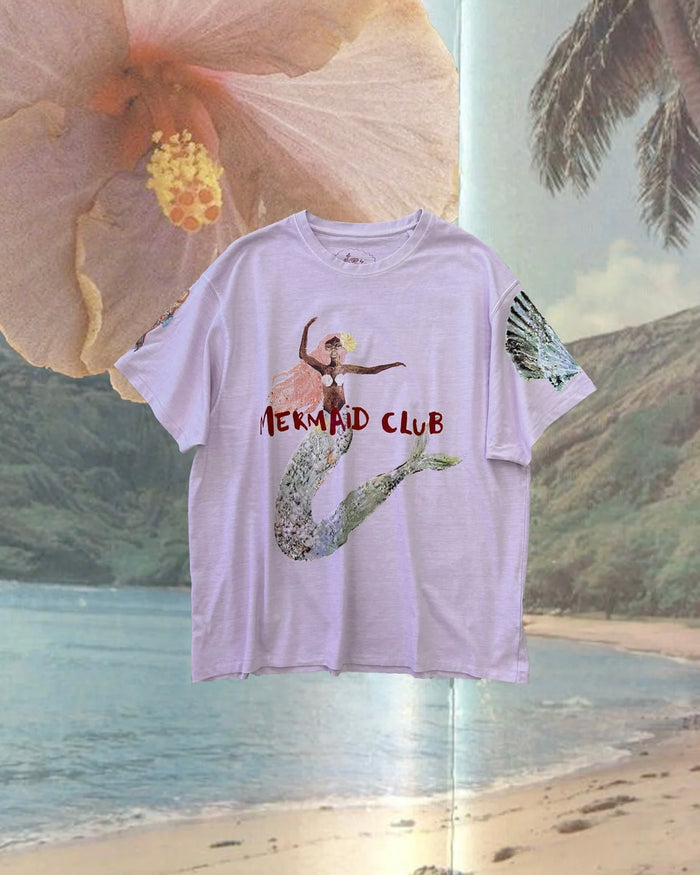 Mermaid Club Slouchy Tee - Adults