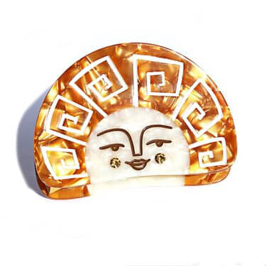 Hair Clip Claw Gold Gracian Sun