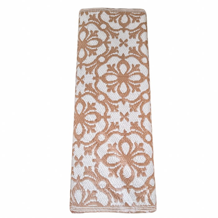 Recycled Outdoor Mat 3 Moroccan Tile ~ Large 2.8 x 2.8