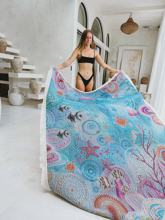Indigenous Throw To Swim Side By Side By Brooke Sutton x Drift - Preorder